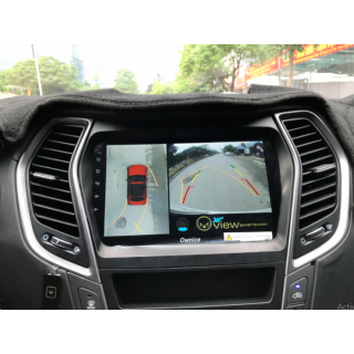 Camera 360 độ ô tô cho xe Hyundai Santafe