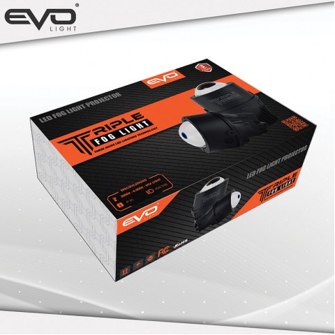 8762 Bi gầm LED EVO Triple Fog Light - 3 màu