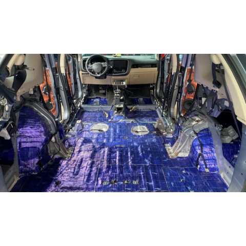 Cách âm chống ồn với vật liệu DrARTEX cho xe Mitsubishi Outlander