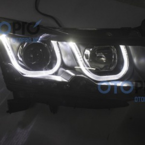 Đèn pha độ LED cho xe Lacetti/Cruze mẫu BMW chữ U kiểu 2