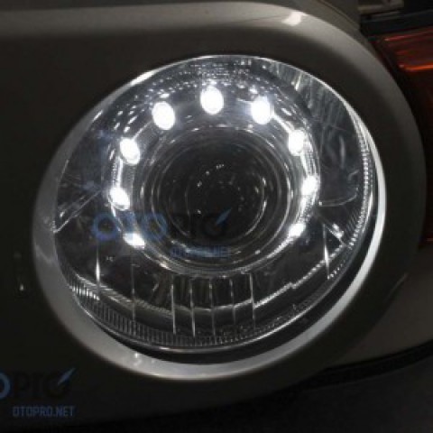 Độ đèn bi xenon, đèn LED daylight 10 mắt xe FJ Cruiser