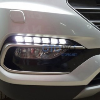 Đèn gầm LED daylight xe Santafe 2016 chính hãng Mobis