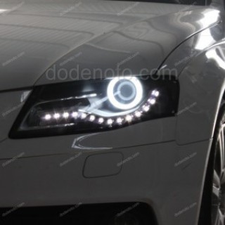 Độ vòng angel LED khối cho xe Audi A4