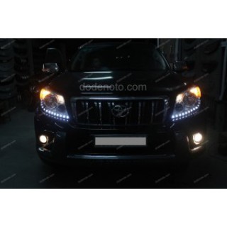 Độ dải LED mí Oblock cho xe Toyota Land Cruiser Prado