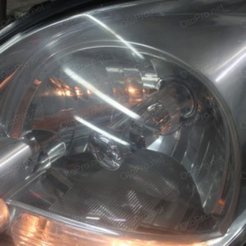 Lắp đèn mini projector H4 cho xe Mitsubishi Jolie