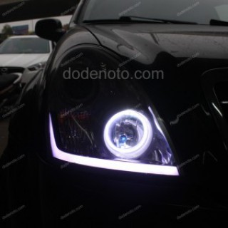 Độ vòng angel eyes BMW, LED mí khối xe SsangYong Rexton