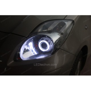 Độ đèn bi Xenon, Projector, Angle Eyes LED cho xe Toyota