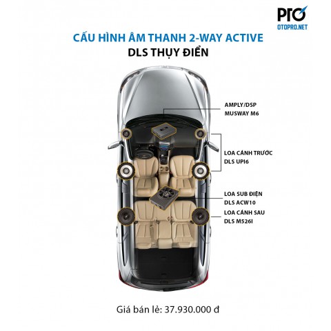 Cấu hình âm thanh 2-way DLS UPI6 (1)