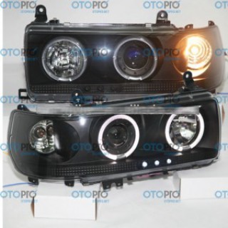 Đèn pha LED nguyên bộ cho xe Toyota Prado 1990-1997 4500 LC80 FJ80