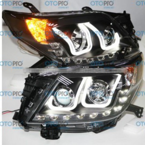 Đèn pha độ LED nguyên bộ xe Toyota Prado 2009-2013 FJ150