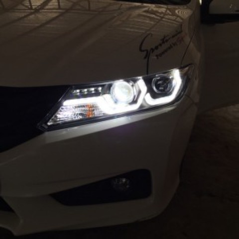 Đèn pha độ LED nguyên bộ cho Honda City 2014-2016