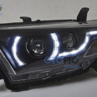 Đèn pha LED nguyên bộ Highlander 2012-2013 mẫu Ranger Rover Evoque