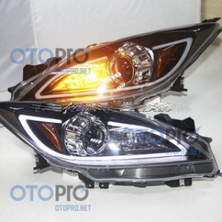 Đèn pha độ LED nguyên bộ cho xe Mazda 3 đời 2010