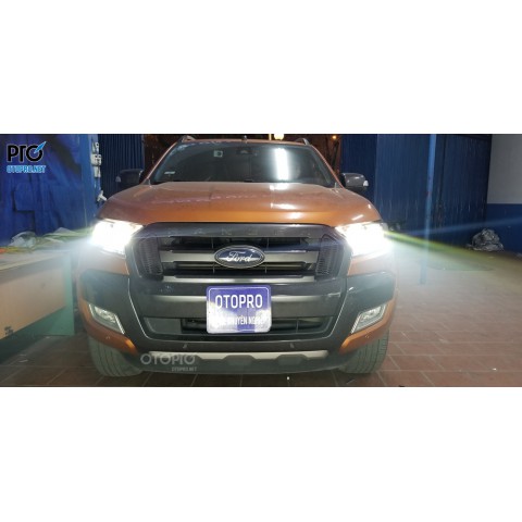 Độ đèn Ford Ranger WT 2016 với 2 cặp bi X-Light V20 New