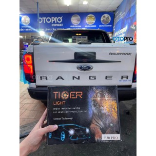 Độ đèn Ford Ranger với Bi Led Tiger Light P30 Pro