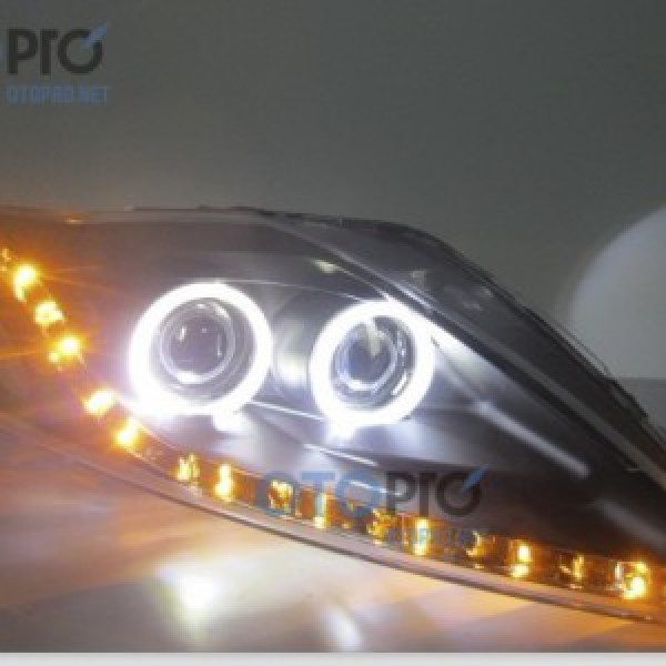 Đèn pha độ LED nguyên bộ xe Mondeo 2009-2012 mẫu 2 bi