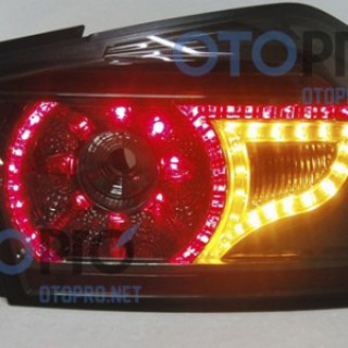 Đèn hậu độ LED nguyên bộ cho xe Honda City mầu khói