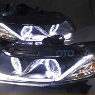 Đèn pha độ nguyên bộ xe Civic 2014-2015 LED khối mẫu 2