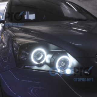 Độ vòng angel eyes LED cho xe Honda CRV 2012