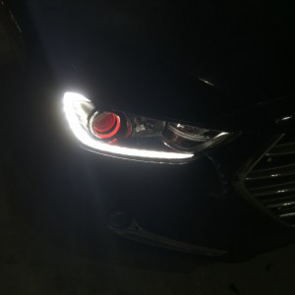 Hyundai elantra 2017 độ bi hella5 full hộp, mắt quỷ đỏ