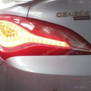 Đèn hậu độ LED nguyên bộ cho xe Genesis Coupe