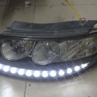 Độ dải LED mí Oblock cho xe Hyundai Santafe