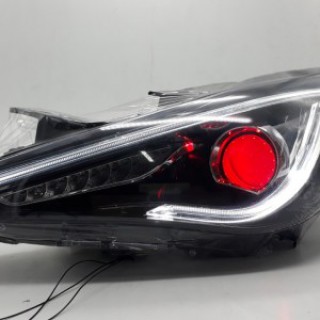Đèn pha độ LED nguyên bộ xe Sonata YF mẫu mắt quỷ