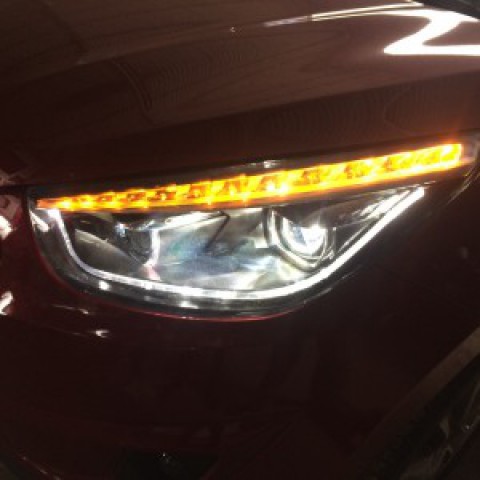 Hyundai Tuscon 2011 lắp đèn nguyên bộ