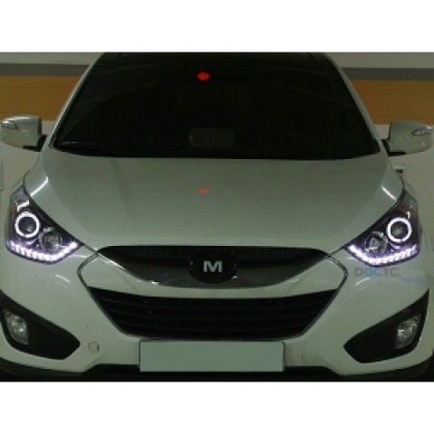 Đèn pha độ LED nguyên bộ cho xe Tucson IX mẫu Maxto