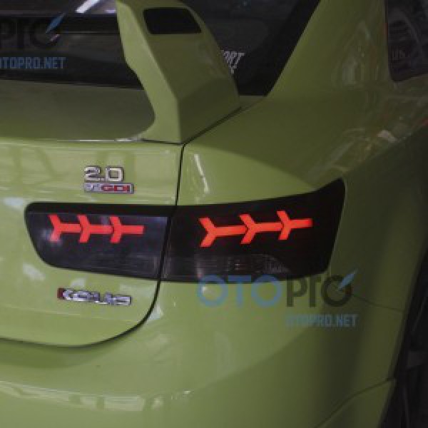Độ đèn hậu LED khối cho xe Kia Forte Koup mẫu Lamborghini