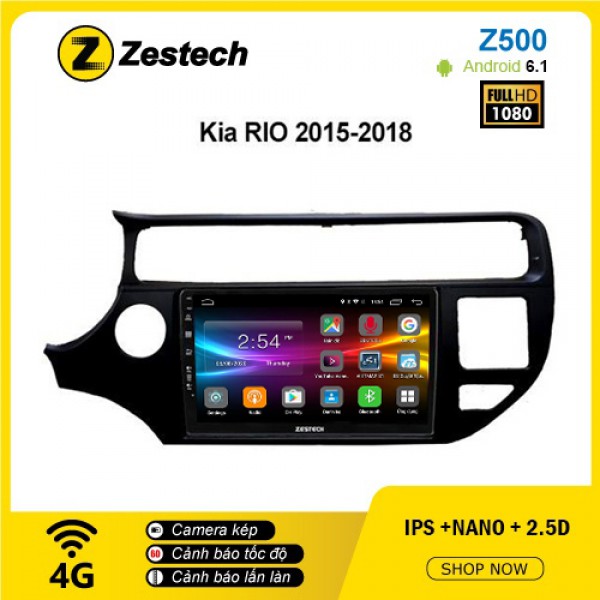 Màn hình ô tô DVD Android Z500 – Kia Rio