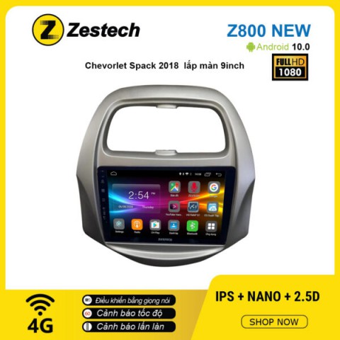 Màn hình ô tô DVD Android Z800 New – Chevrolet Spark 2018