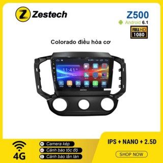 Màn hình Ô tô DVD Android Z500 – Chevrolet Colorado điều hòa cơ