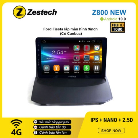 Màn hình ô tô DVD Android Z800 New – Ford Fiesta có Canbus