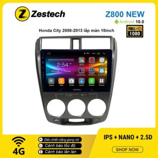 Màn hình ô tô DVD Android Z800 New – Honda City 2008 – 2013