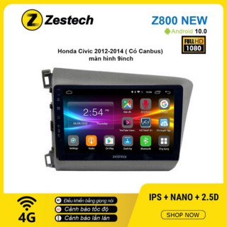 Màn hình ô tô DVD Android Z800 New – Honda Civic 2012 – 2014 có Canbus