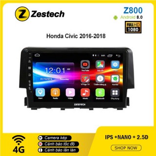 Màn hình ô tô DVD Android Z800 – Honda Civic