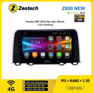 Màn hình ô tô DVD Android Z800 New – Honda CRV 2018 10inch có Canbus