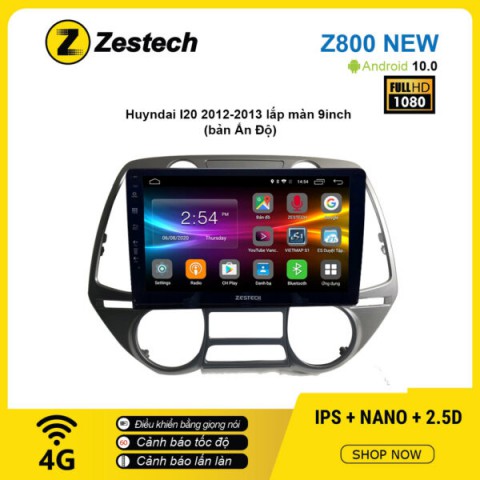 Màn hình ô tô DVD Android Z800 New – Huyndai I20 2012 – 2013 bản Ấn Độ