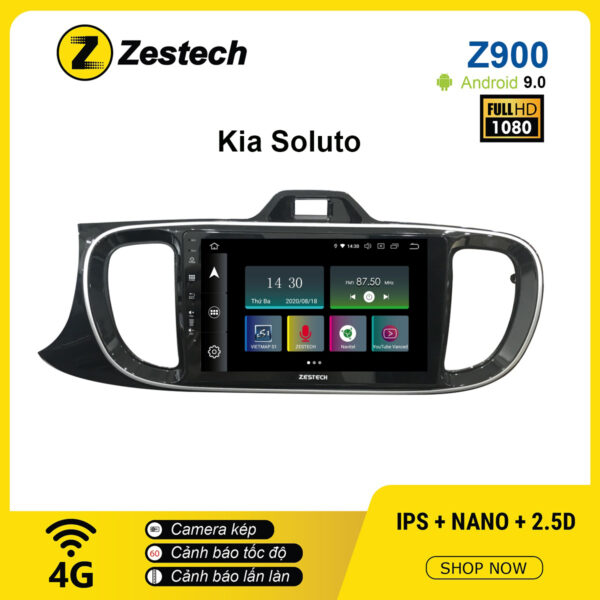Màn hình ô tô DVD Android Z900 – Kia Soluto