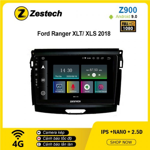 Màn hình ô tô DVD Android Z900 – Ford Ranger