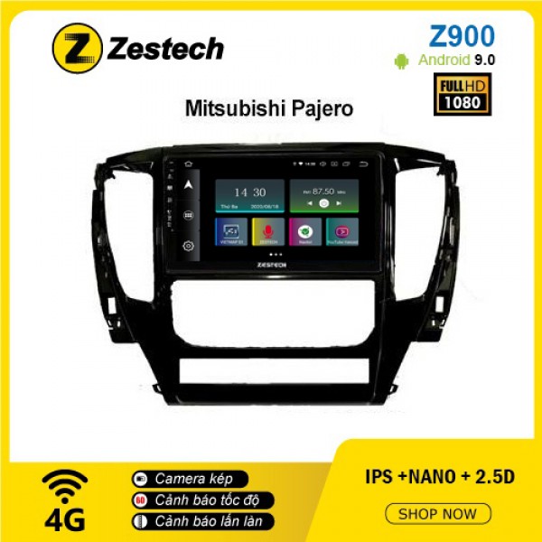 Màn hình ô tô DVD Android Z900 – Mitsubishi Pajero
