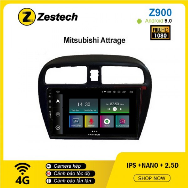 Màn hình ô tô DVD Android Z900 – Mitsubishi Attrage