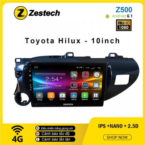 Màn hình ô tô DVD Android Z500 – Toyota Hilux