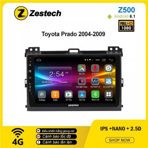 Màn hình ô tô DVD Android Z500 – Toyota Prado