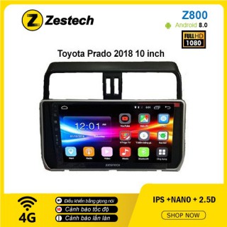 Màn hình ô tô DVD Android Z800 – Toyota Prado