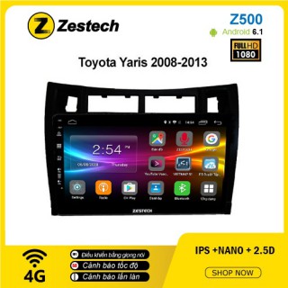 Màn hình ô tô DVD Android Z500 – Toyota Yaris