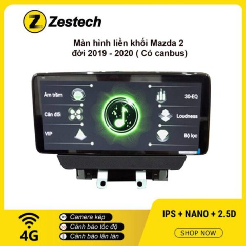 Màn hình ô tô DVD Android liền khối – Mazda 2 2019 – 2020