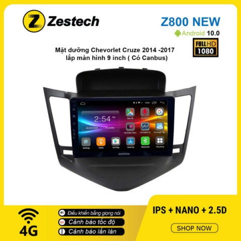 Màn hình ô tô DVD Android Z800 New – Chevrolet Cruze 2014 – 2017