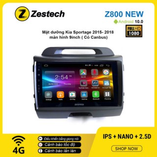 Màn hình ô tô DVD Android Z800 New – KIA Sportage 2015 – 2018 có Canbus